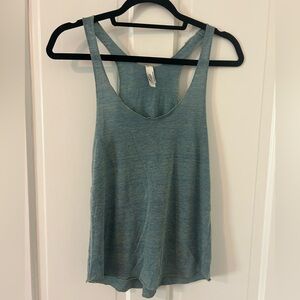 American Apparel Green Racerback Tank Top